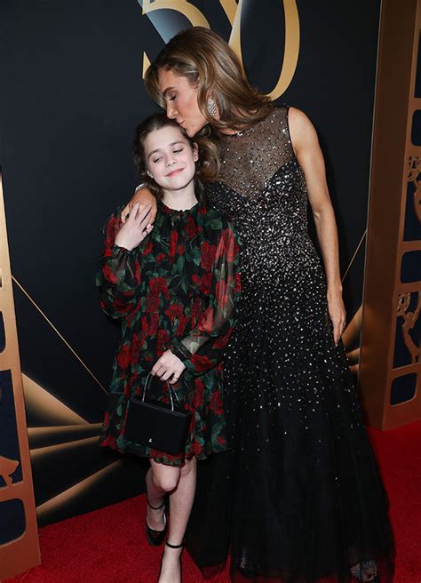 Robbie Williams' Daughter Walks Red Carpet With Mum Ayda