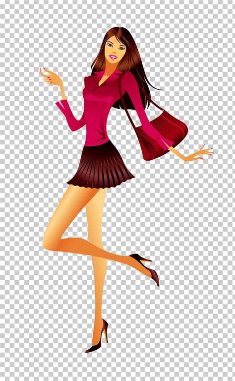 Cartoon Woman Fashion Illustration PNG, Clipart, Art, Artworks, Balloon ...