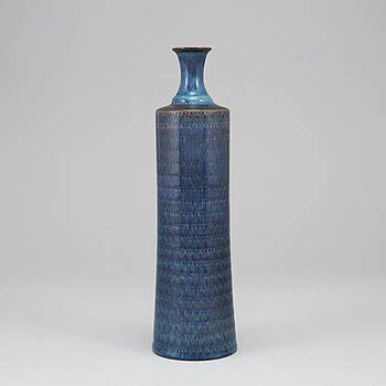 Stig Lindberg A Stoneware Vase Gustavsberg Studio Sweden