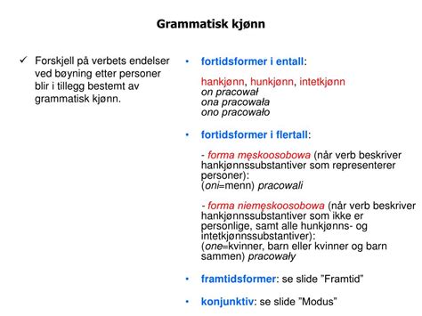 Ppt Polsk Spr Kkurs For Nybegynnere Verb Innf Ring Waldemar