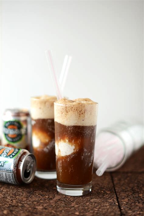 Vodka Root Beer Floats With Coconut Ice Cream