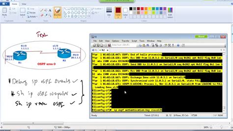 Routing Protocol Authentication Authentication Ospf Youtube