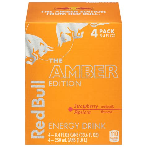 Save On Red Bull The Amber Edition Strawberry Apricot Energy Drink 4