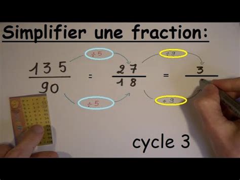 Comment simplifier une fraction qu est ce que c est méthodes et