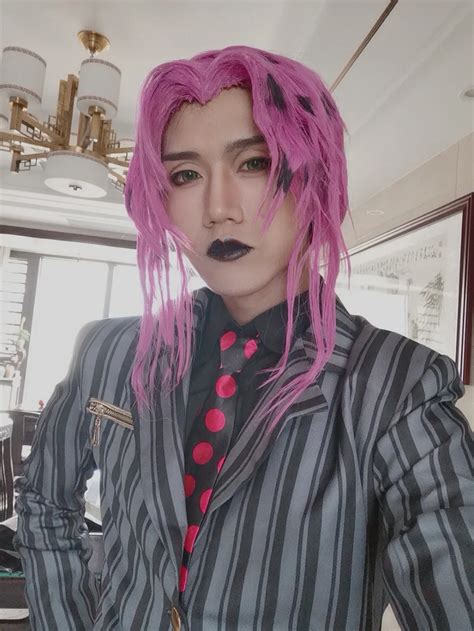 Anime Jojos Bizarre Adventure 5 Diavolo Cosplay Costume