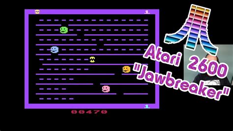 Atari 2600 Game Play Jawbreaker Youtube