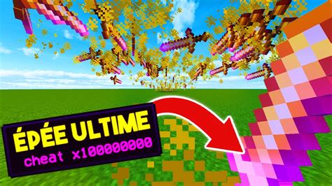 J ai ajouté l épée ULTIME CHEAT à Minecraft je détruis tout YouTube