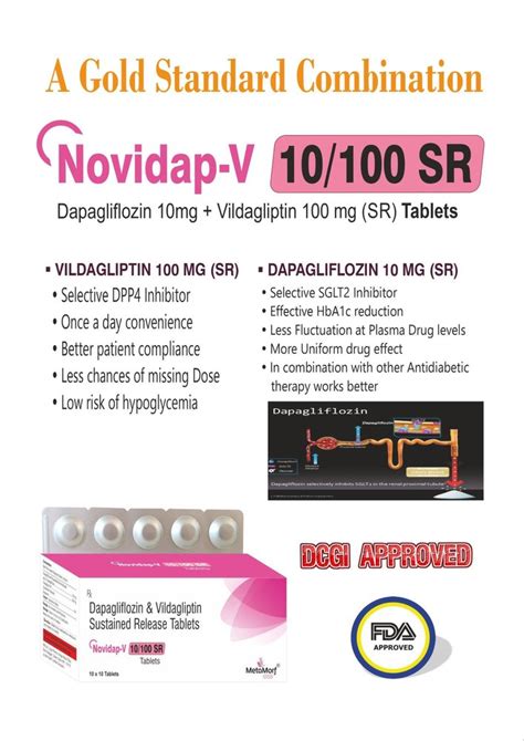 Dapagliflozin Vildagliptin Sr At Rs Box Pcd Pharma