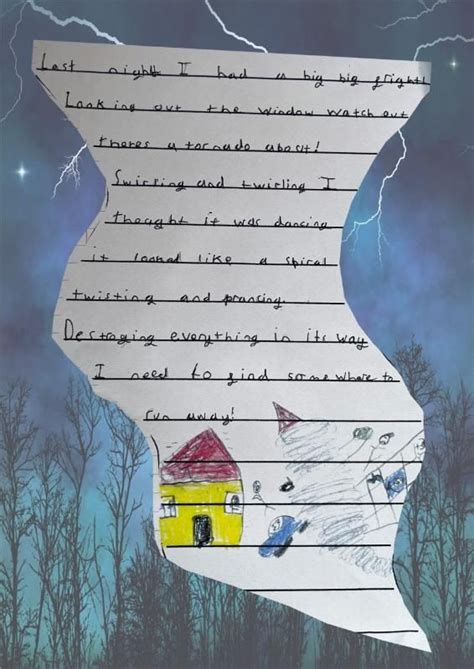 Tornado Poems In Primary Four