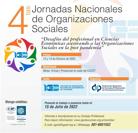 IV Jornadas Nacionales De Organizaciones Sociales Consejo Profesional