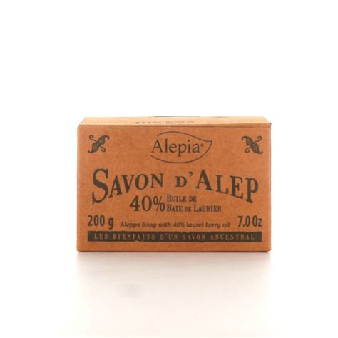 Savon D Alep Authentique Baie De Laurier 40 Alepia