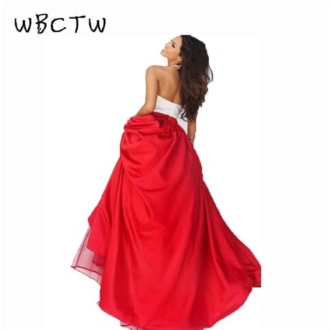 Wbctw High Low Satin Skirts 9xl 10xl Plus Size Summer Spring Vintage