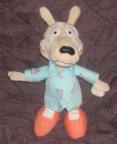 Htf 1997 Nickelodeon Rockos Modern Life 13 Rocko Plush Figure Stuffed