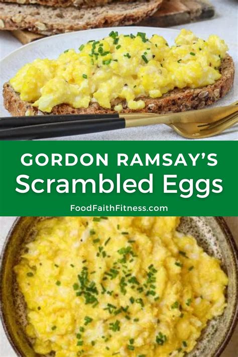 Gordon Ramsay Scrambled Eggs - Food Faith Fitness