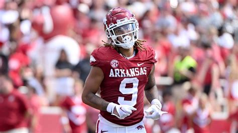 Arkansas Wide Receiver Jadon Haselwood Declares For Nfl Draft