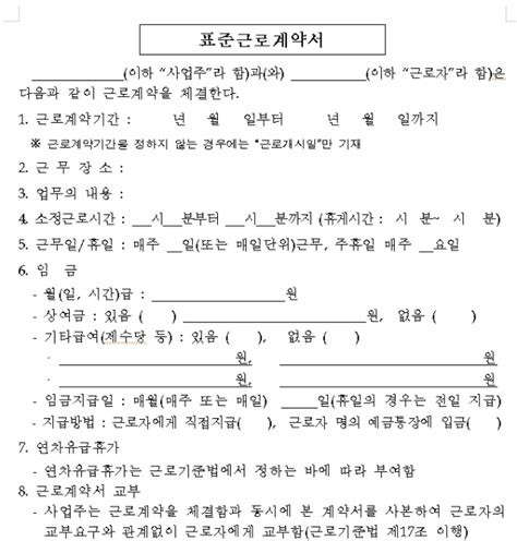 근로계약서 쓰기 전 꼭 체크할 5가지 Flex 공식 블로그