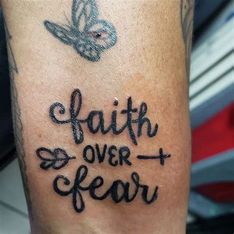 Faith over fear tattoo ideas photos