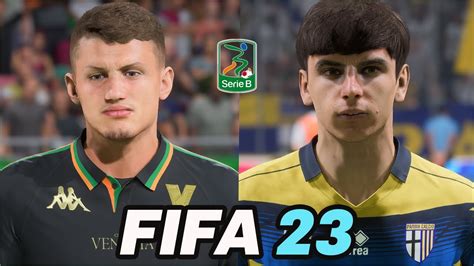 FIFA 23 ALL ITALIAN SERIE B PLAYERS REAL FACES YouTube