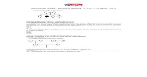 Exercícios De Genetica
