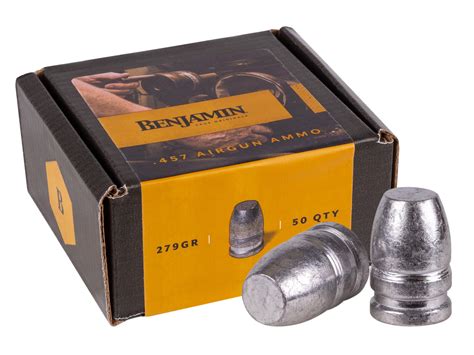 Benjamin 457 Caliber Flat Nose 279 Grains 50 Ct Airgun Depot