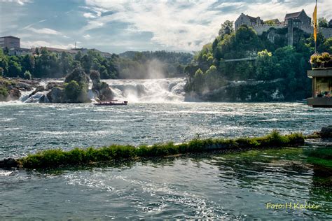 Der Rheinfall Bei Schaffhausen Korneuburg