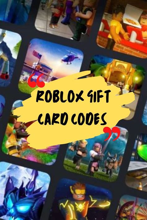 Roblox Gift Card Codes Artofit