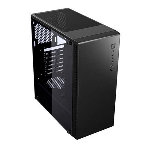 Gabinete Atx Gamer Pixxo Cgt B Preto C Lateral Acrilica