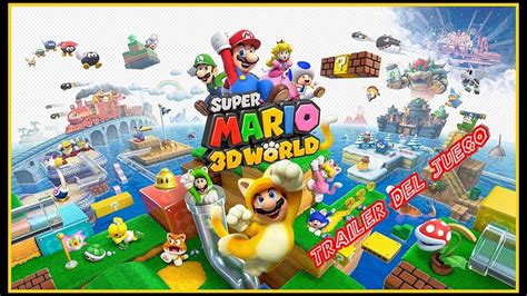 Super Mario 3d World Trailer In Game En Español 1080p Youtube