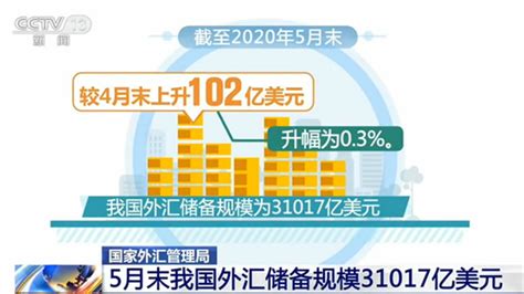 国家外汇管理局：5月末我国外汇储备规模31017亿美元新闻频道央视网