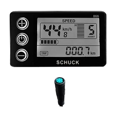 EBIKE S866 MISURATORE Display LCD Bicicletta Elettrica 24V 36V 48V