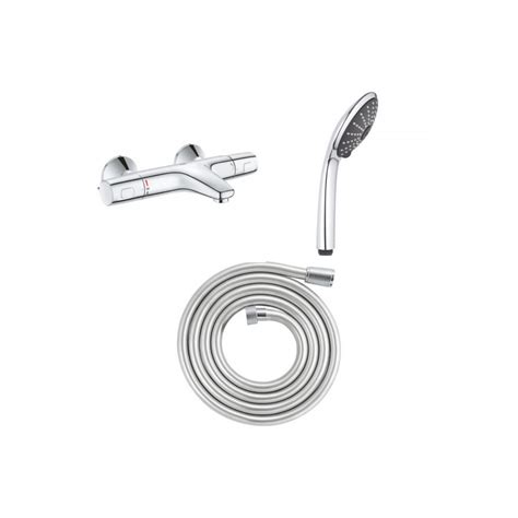 Grohe Mitigeur Bain Douche Precision Trend Avec Douchette 3jets Vitalio