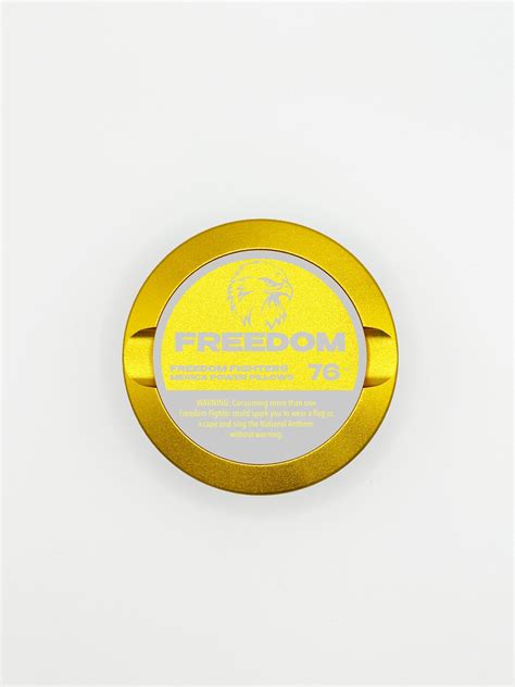 Edition 005 Freedom Metal Zyn Can Custom Zyn Container Metal Snus