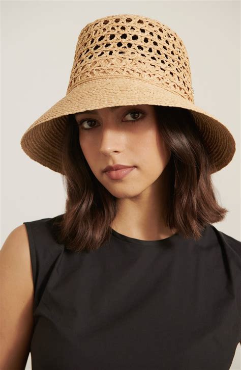 Helen Kaminski Zandar Raffia Bucket Hat Nordstrom