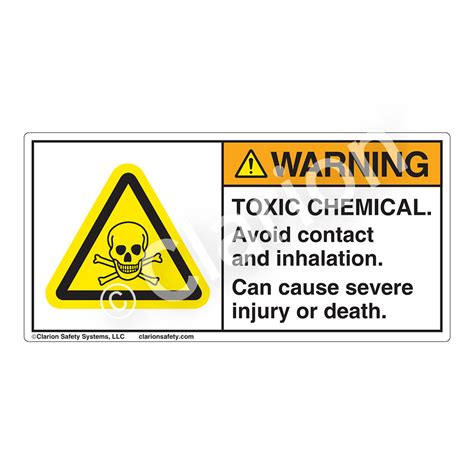 Chemical Hazard Labels | Clarion Safety Systems