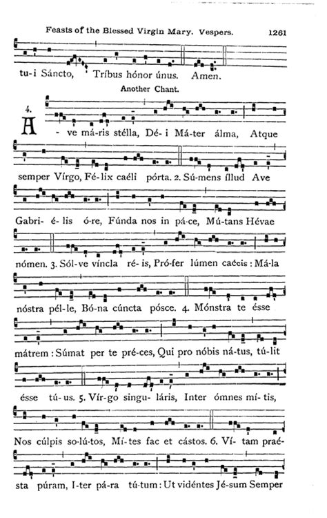 AVE MARIS STELLA GREGORIAN CHANT PDF