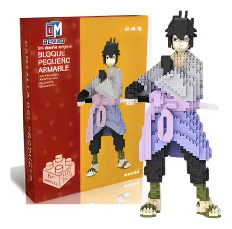 Sasuke Uchiha Armable Naruto Bloques Construccion Figura D Env O Gratis