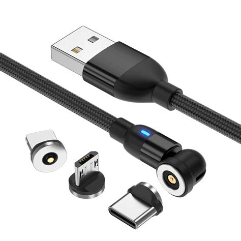 Magnetyczny kabel ładujący Obrotowy USB Typ C Lightning Sklep