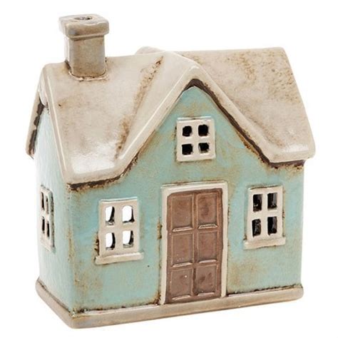 Village Pottery Traditional House Tealight Holder