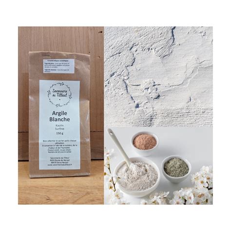 Argile Blanche Kaolin Surfine