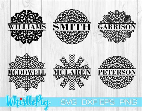 Family Monogram SVG Family Monogram SVG Bundle Family SVG - Etsy