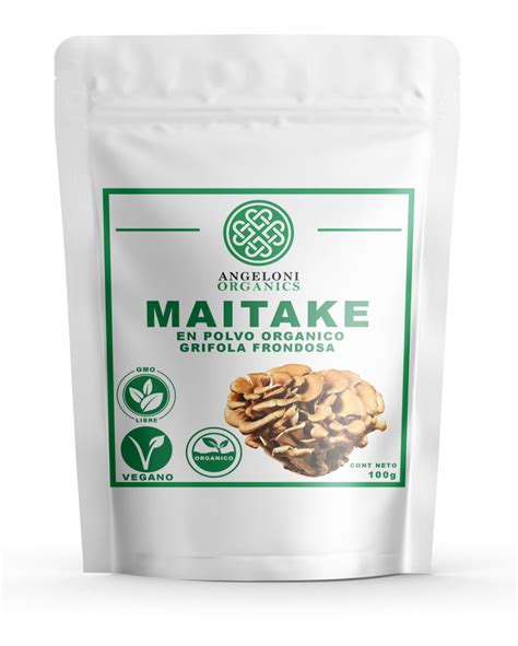 Hongo Maitake En Polvo Organico 100gr Angeloni Organics Super