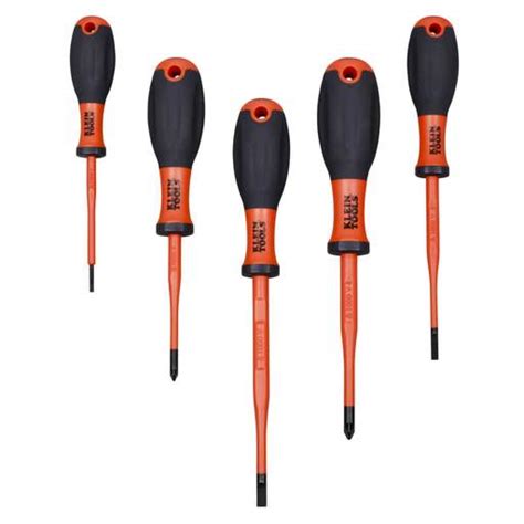 Klein 5 Piece Vde Insulated Screwdriver Set 32268ins Cef