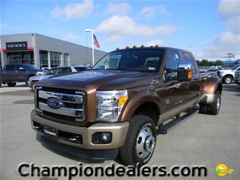 Golden Bronze Metallic Ford F Super Duty King Ranch Crew Cab