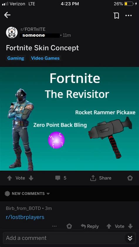 Someone Posting A “skin” Concept Rather Than A “hero” Concept Reupload