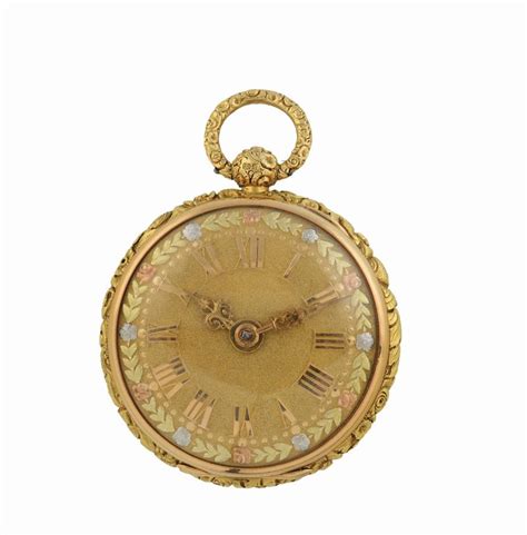 Orologio Tasca In Oro Giallo K Realizzato Nel Circa Asta