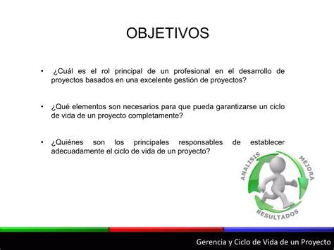 Gerencia Y Ciclo De Vida De Un Proyecto Ppt