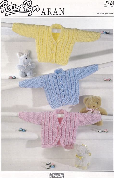 Pdf Vintage Baby Knitting Pattern Cardigans Sweater Bolero Boy Girl