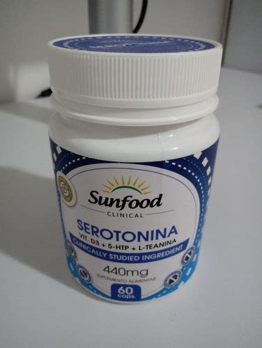 Serotonina Vit D3 5 Htp L Teanina Sunfood MercadoLivre