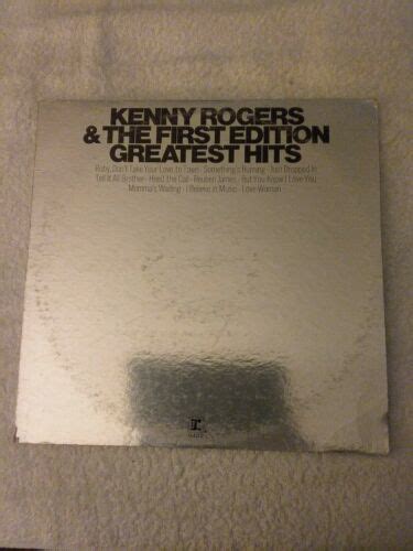 Kenny Rogers And The First Edition Lp Greatest Hits 1971 Reprise 6437