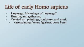 Early Humans: Stages of Biological and Cultural Evolution | PPT